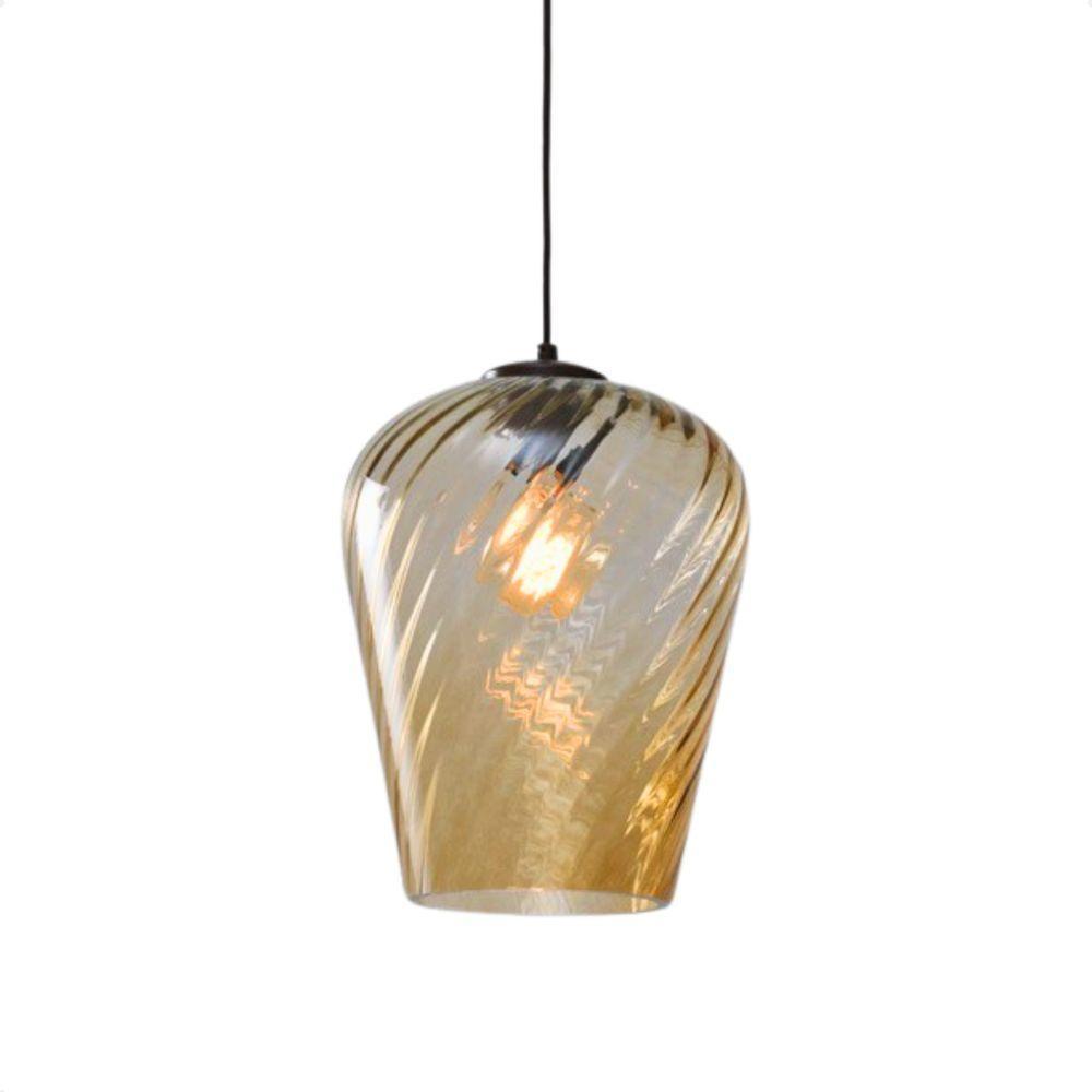 Lustre Pendente Monalisa Xg Rigato Conhaque E27 Bivolt Taschibra - 1