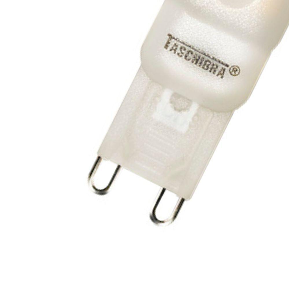 Kit 6 Lâmpadas Led Taschibra G9 Bipino 2,5w Leitosa 2700k 110v - 4