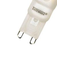 Kit 6 Lâmpadas Led Taschibra G9 Bipino 2,5w Leitosa 2700k 110v