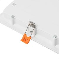 Kit 3 Painel De Led Quadrado Embutir Recuado 6w Bivolt Taschibra 6500k Frio - 7