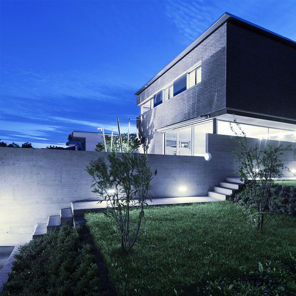 Kit 5 Arandela Tartaruga Led Taschibra Phare Slim 12w Ip65 6500k Bivolt Branco - 3