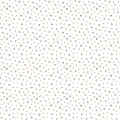 Papel De Parede Happy Floral Branco 12338