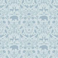 Papel De Parede Minime Infantil Azul 17143 - 1