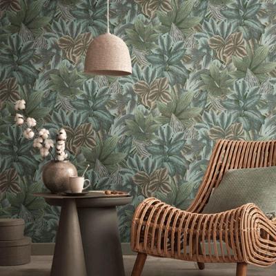 Papel De Parede Metropolitan Stories 3 Folhagem Verde 392223ms