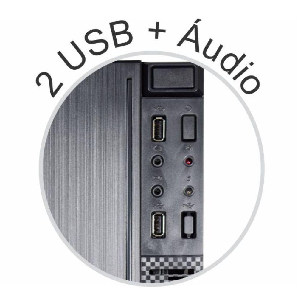 Gabinete Kmex Atx Gm-10nx Com Fonte Prt - 3