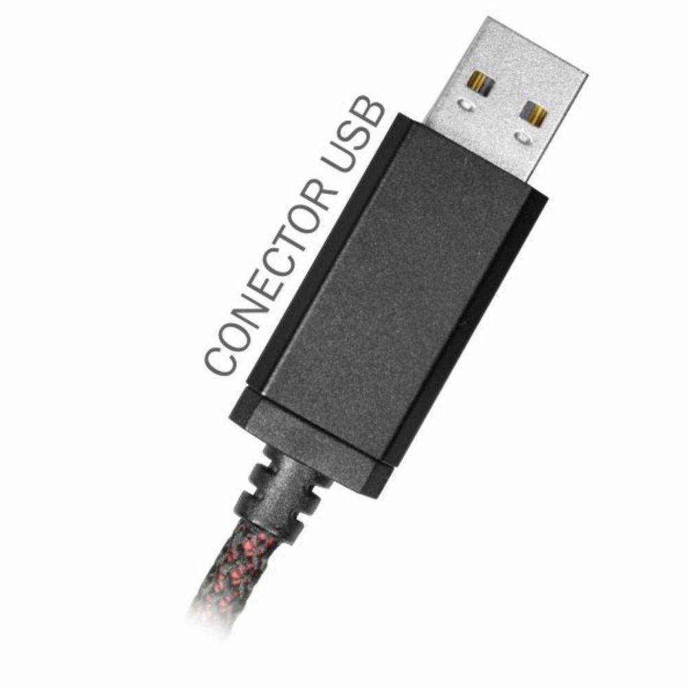 Headset Kmex Gamer Rgb 7.1 Ar63 Preto - 6