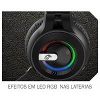 Headset Kmex Gamer Rgb 7.1 Ar63 Preto - 8