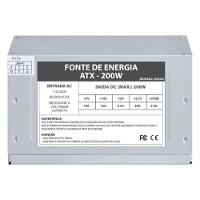 Fonte Atx Vkoem 20+4 200w Real S- Cabo