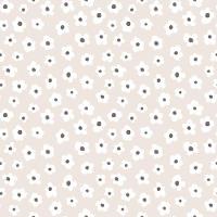 Papel De Parede Minime Floral Bege 17136 - 1