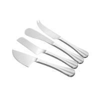 Conjunto 4 Facas Para Queijo De Aço Inox Prateada Gourmet - 1