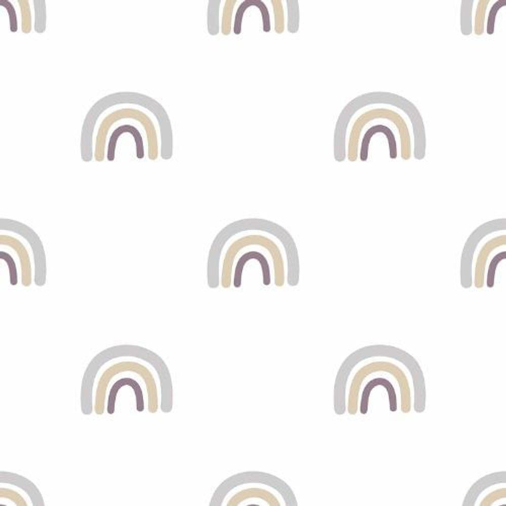 Papel De Parede Minime Infantil Cinza 17129 - 1