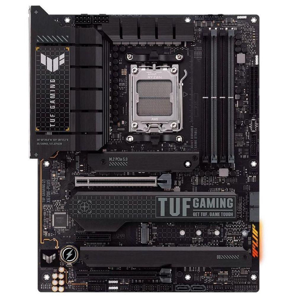 Placa Mãe Asus Tuf Gaming X670e-plus Am5, Ddr5 - 3