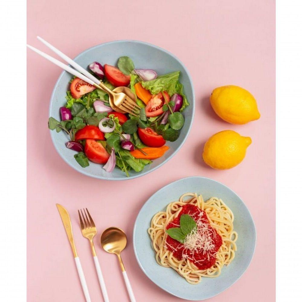 Saladeira Em Porcelana Ryo 1,6l Oxford Blue Bay - 2