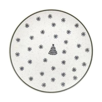 Prato Raso Em Cerâmica Unni Vilarejo De Natal 26cm Oxford