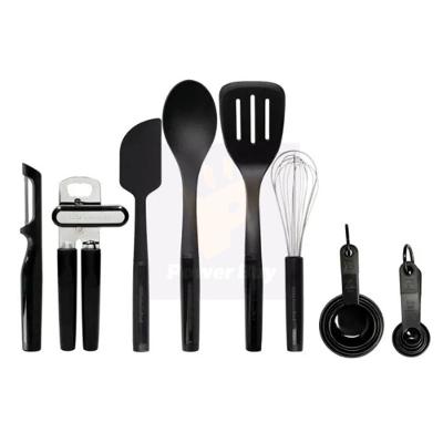Conjunto Utensílios De Cozinha Preto 15 Peças Kitchenaid