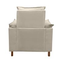 Kit 02 Poltronas Isa Escritório Consultório Recepção Suede Bege - Mabe Magazine - 4