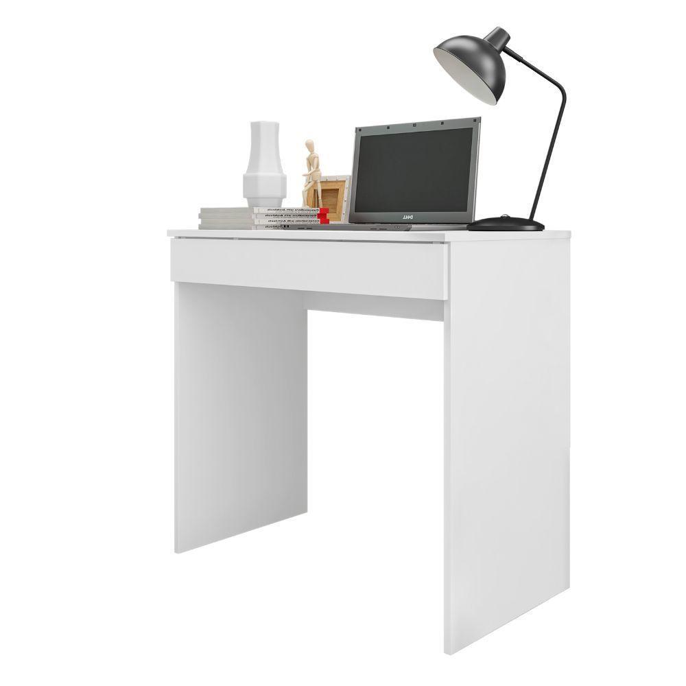 Escrivaninha Mesa Para Computador Multiuso Com Gaveta Alexia Branco- Mabe Magazine - 1