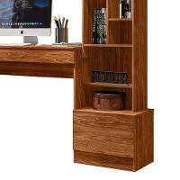 Escrivaninha Office Com Estante Biblioteca Lion Cinamomo Mel - Mabe Magazine - 2