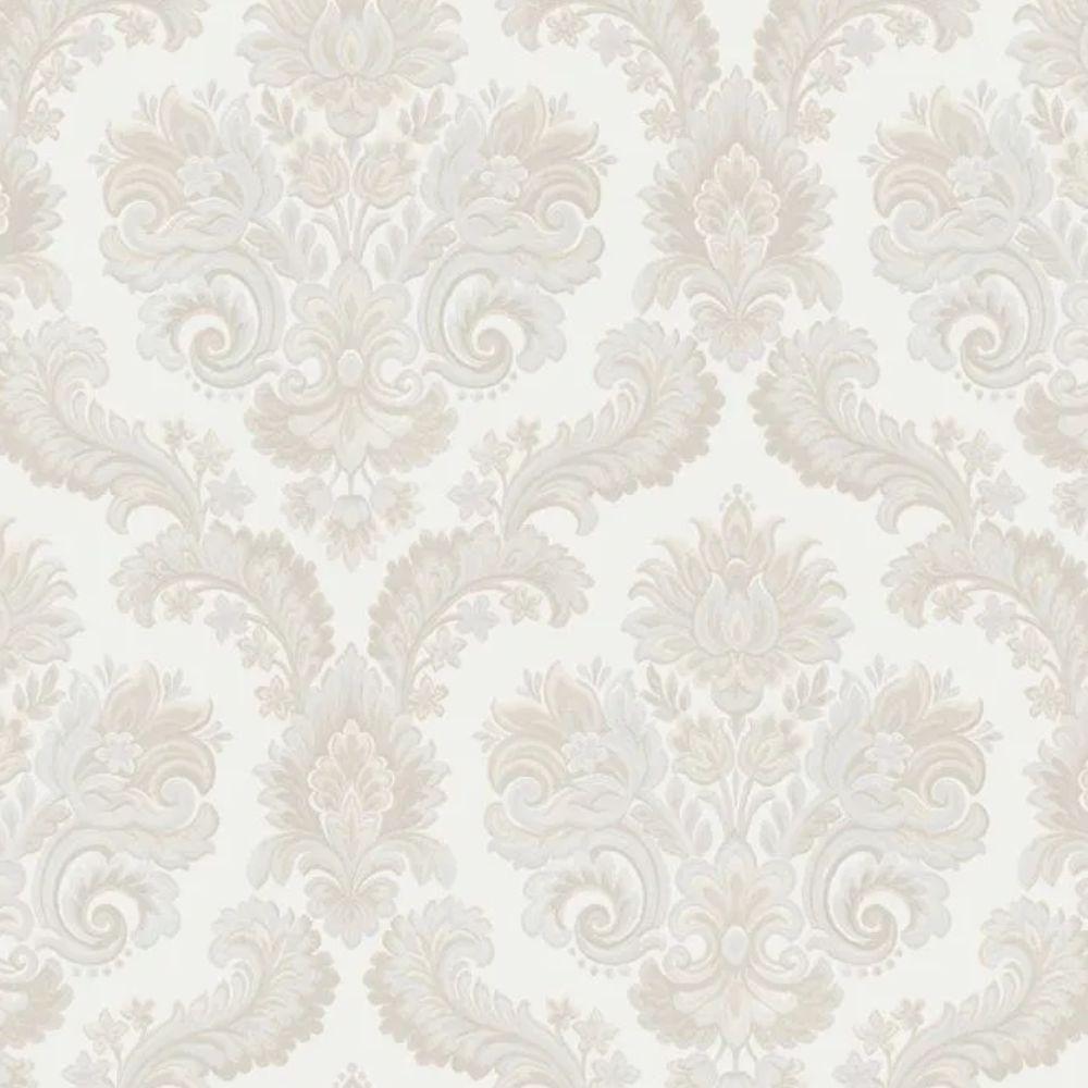 Papel De Parede Thema Damask Bege 28822 - 1