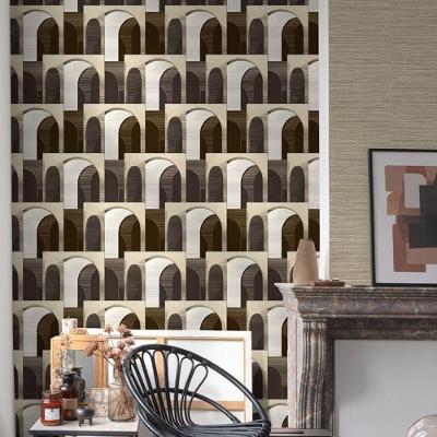 Papel De Parede Ciara Aspecto Têxtil Cinza A62903