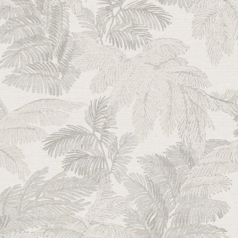 Papel De Parede Thema Folhagem Cinza 28811 - 1