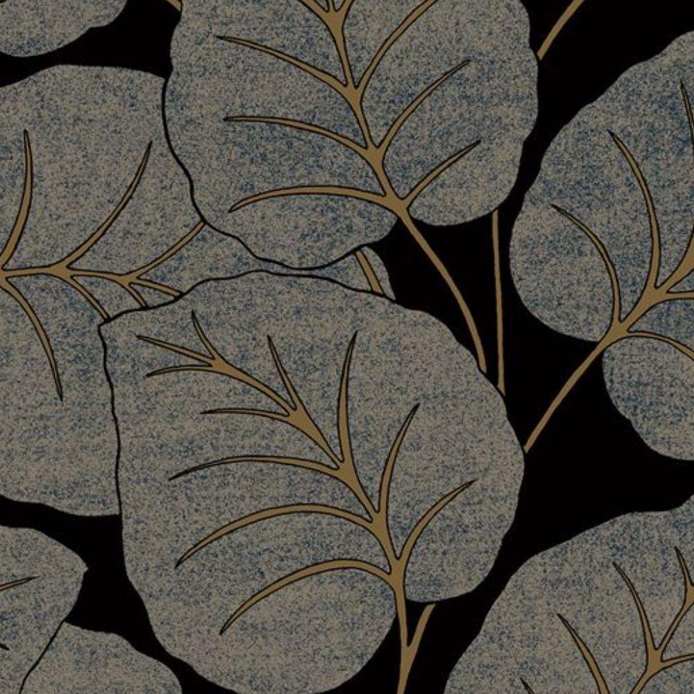 Papel De Parede Ciara Folhagem Azul A63503 - 1