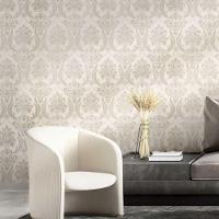 Papel De Parede Thema Damask Bege 28803 - 1