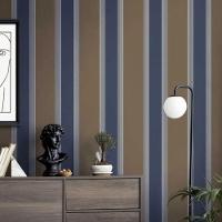 Papel De Parede Thema Listrado Marrom 28879 - 1