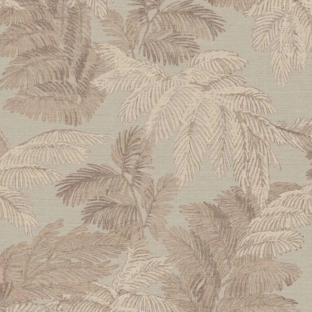 Papel De Parede Thema Folhagem Bege 28812 - 1