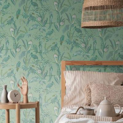 Papel De Parede House Of Turnowsky Floral Verde 388982