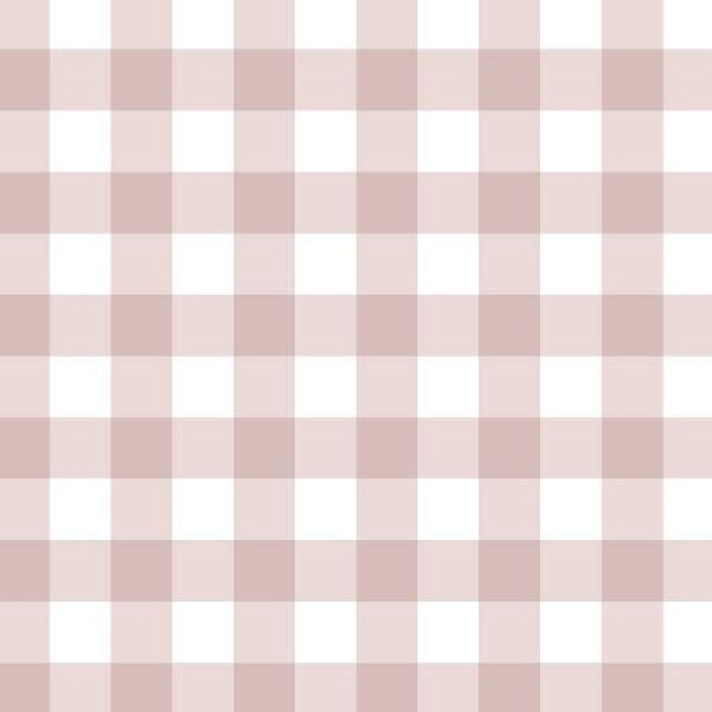 Papel De Parede Happy Xadrez Rosa 12378 - 1