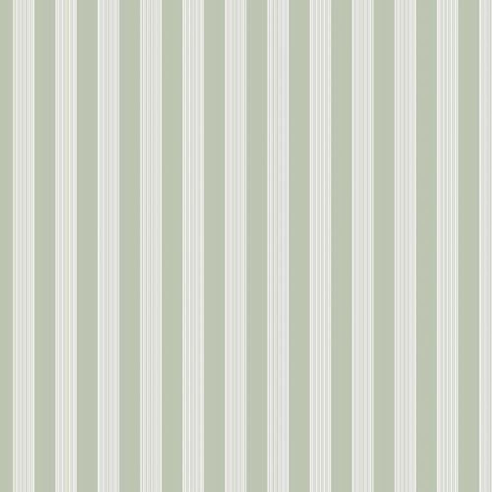 Papel De Parede Happy Listrado Verde 12385 - 1