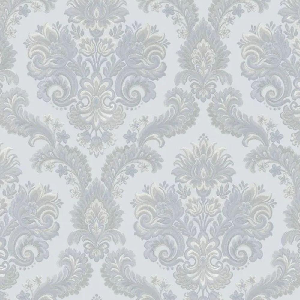 Papel De Parede Thema Damask Azul 28826 - 1