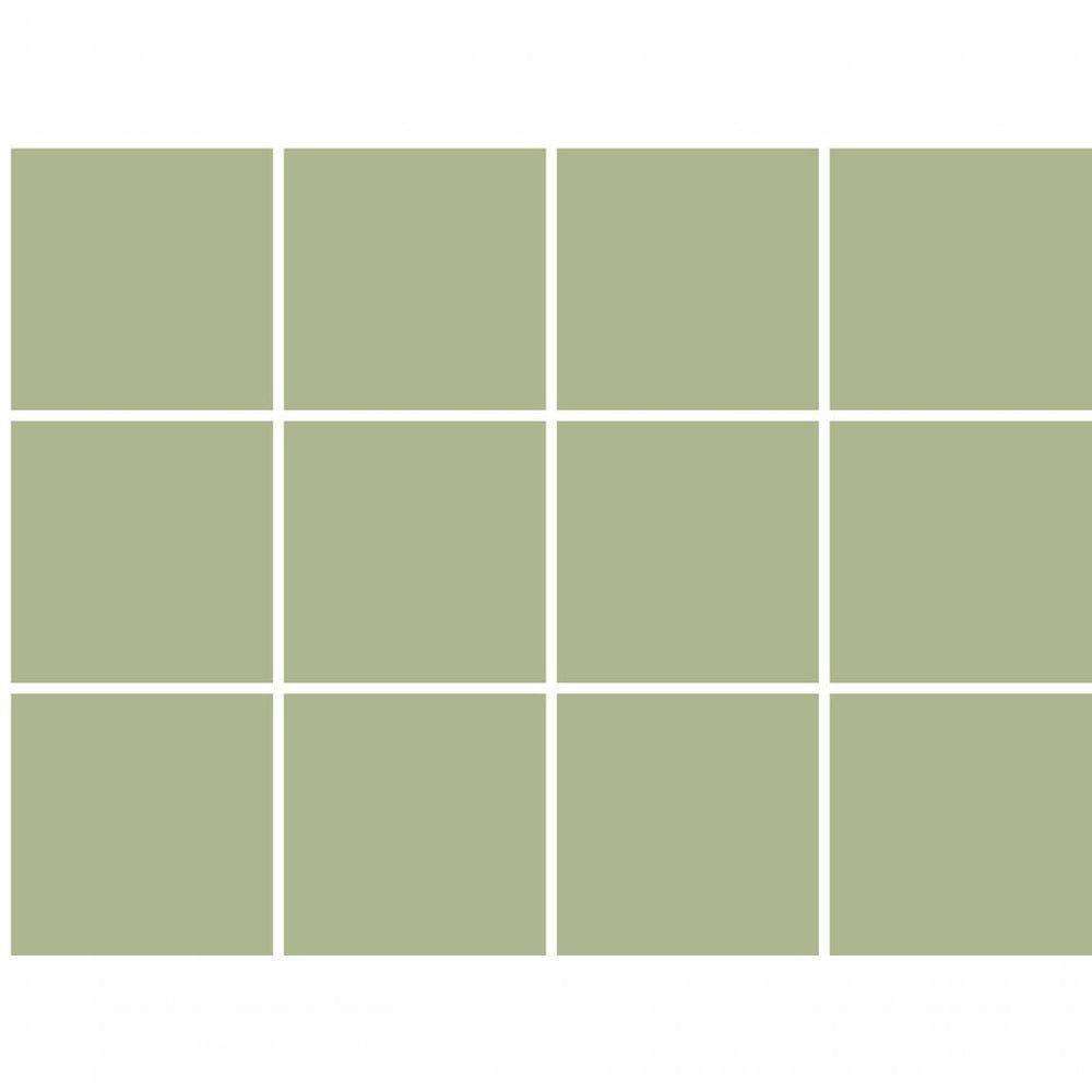 Papel De Parede Doce Estilo Geométrico Verde 82427 - 1