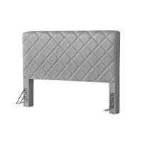 Cabeceira Cama Box King 1,93m Estofada Capri Linho Cinza - 2