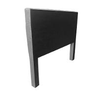 Cabeceira Cama Queen Estofada Capitonê Creta 1,60m Linho Cinza