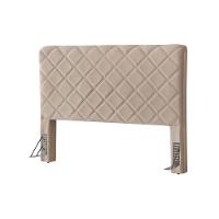 Cabeceira Cama Box Queen 1,60m Estofada Capri Veludo Bege - 2