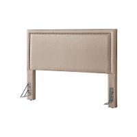 Cabeceira Cama Box King 1,93m Estofada Aruba Linho Bege - 2