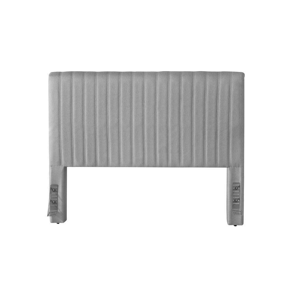 Cabeceira Cama Box Queen 1,60m Estofada Havai Linho Cinza - 3