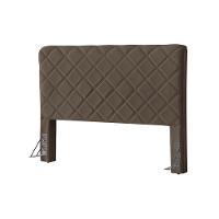 Cabeceira Cama Box Casal 1,40m Estofada Capri Veludo Marrom - 2