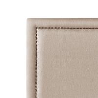 Cabeceira Cama Box Queen 1,60m Estofada Aruba Linho Bege