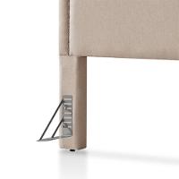 Cabeceira Cama Box Queen 1,60m Estofada Aruba Linho Bege - 5