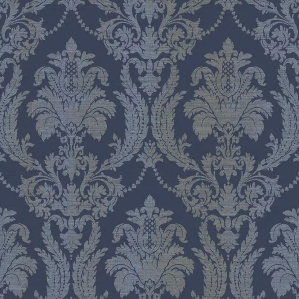 Papel De Parede Thema Damask Azul 28809 - 2
