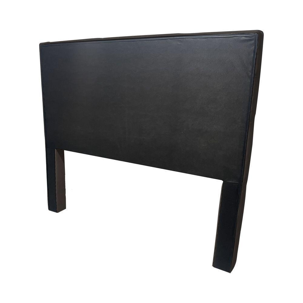 Cabeceira Cama King Estofada Capitonê Creta 1,93m Veludo Marrom - 3