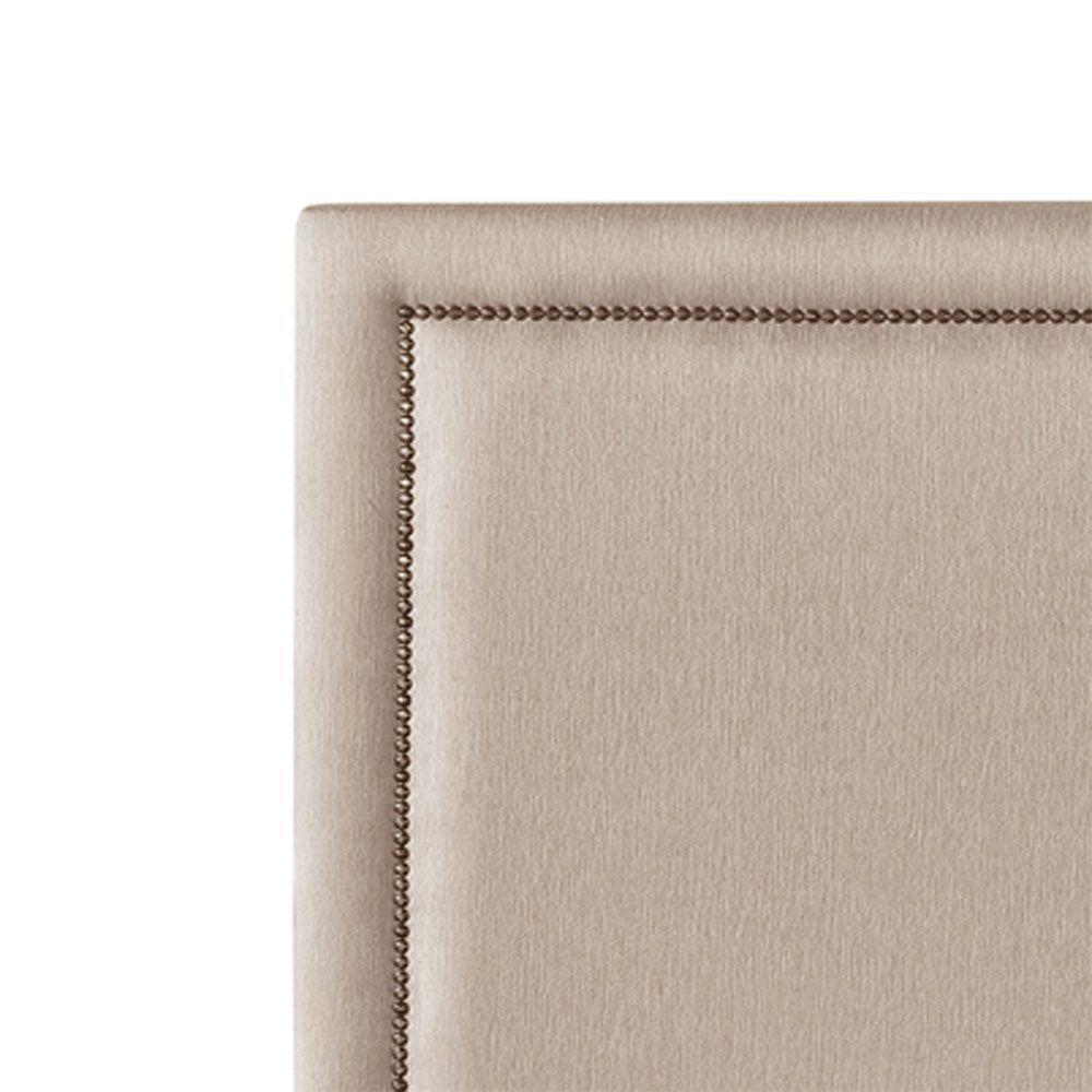 Cabeceira Cama Box Casal 1,40m Estofada Aruba Linho Bege - 4