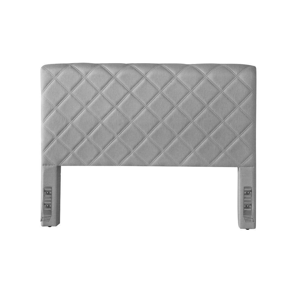 Cabeceira Cama Box Queen 1,60m Estofada Capri Linho Cinza - 3