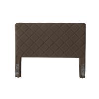 Cabeceira Cama Box Queen 1,60m Estofada Capri Veludo Marrom - 3