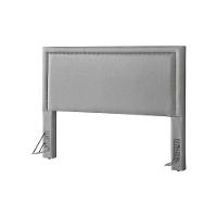 Cabeceira Cama Box Casal 1,40m Estofada Aruba Linho Cinza - 2