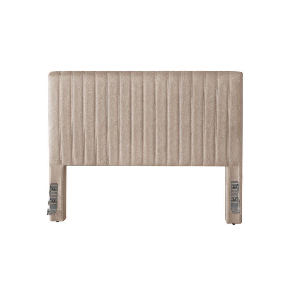 Cabeceira Cama Box Queen 1,60m Estofada Havai Linho Bege - 3