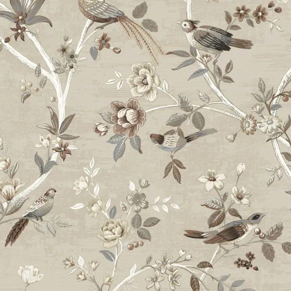 Papel De Parede Thema Animais Cinza 28843 - 1